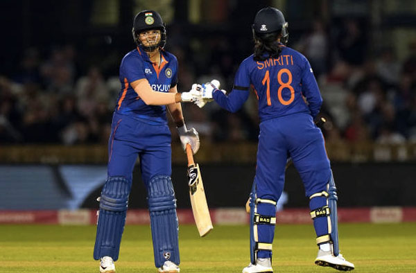 Smriti Mandhana and Shafali Verma - India's most successful T20I Opening pair. PC: Getty Images