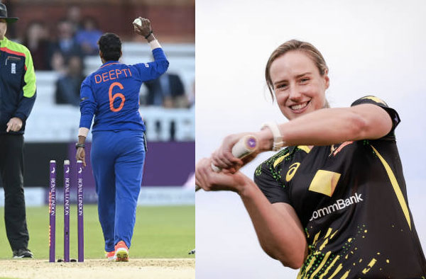 Ellyse Perry shared her views on Deepti Sharma's mankading incident. PC: Getty Images