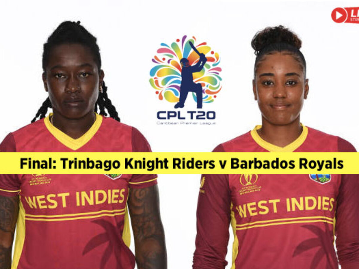Final Trinbago Knight Riders v Barbados Royals Squads Players to watch Fantasy Playing XI Live streaming