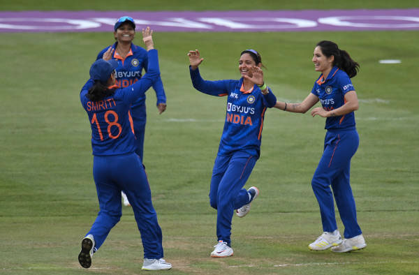 Harmanpreet Kaur's India claim a series victory in England after 23 Years. PC: Getty Images