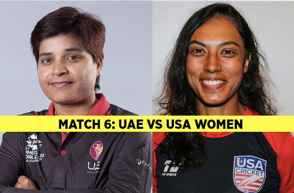 Match 6: USA v UAE Women | Squads | Players to watch | Fantasy Playing XI