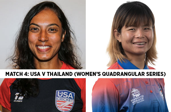 Match 4: USA v Thailand Women | Squads | Players to watch | Fantasy Playing XI
