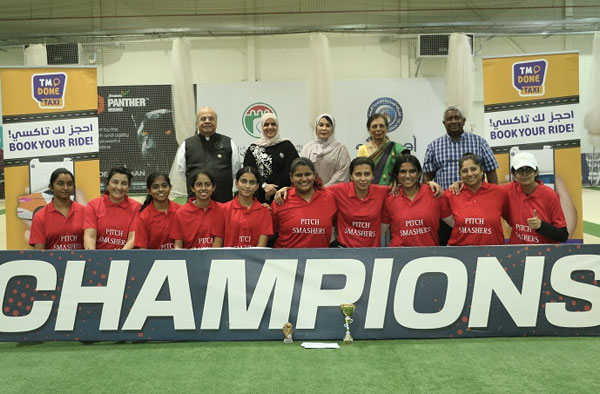 Pitch Smashers beat Phoenix in inaugural Women's Indoor Bash in Oman. PC: Times of Oman