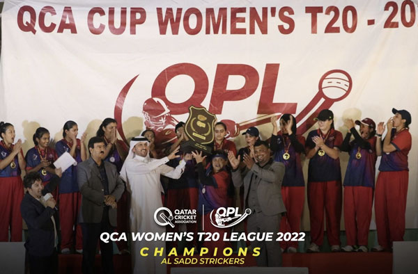 Champions of QCA's Women's T20 League