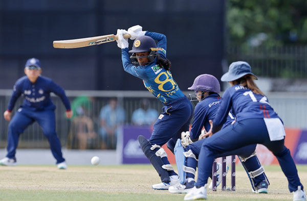 Harshitha Madavi's 81 help Sri Lanka beat Thailand by 49 Runs. PC: Asian Cricket Council
