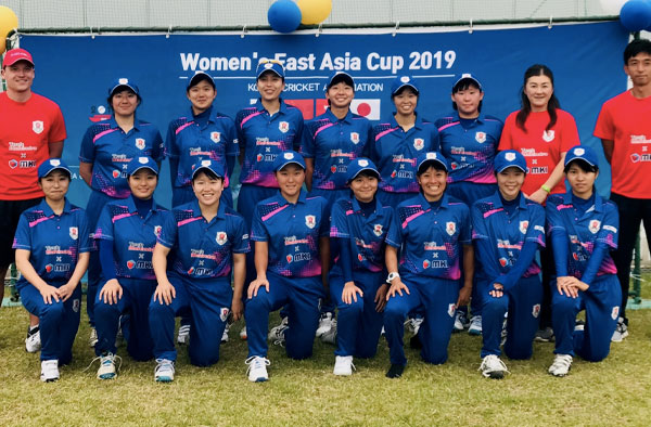 Japan Women's Cricket squad that participated in 2019 Women's Asia Cup. PC: Getty Images