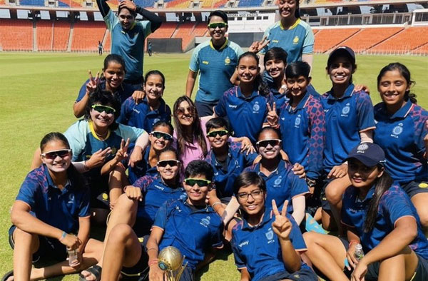 Madhya Pradesh beat Karnataka to Win Women's Under-19 T20 Trophy 2022. PC: BCCI