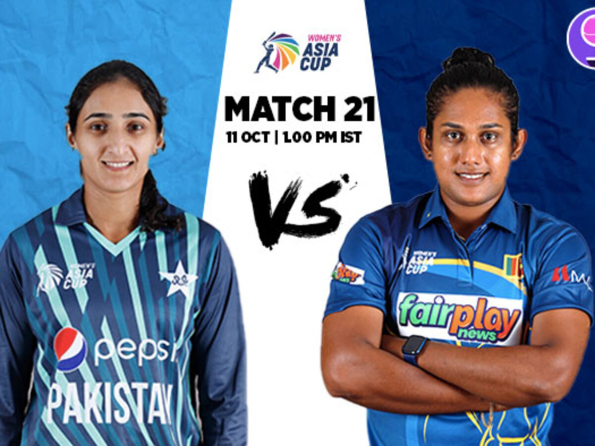 Match 21 Pakistan vs Sri Lanka Women Squads Players to watch Fantasy Playing XI Live streaming