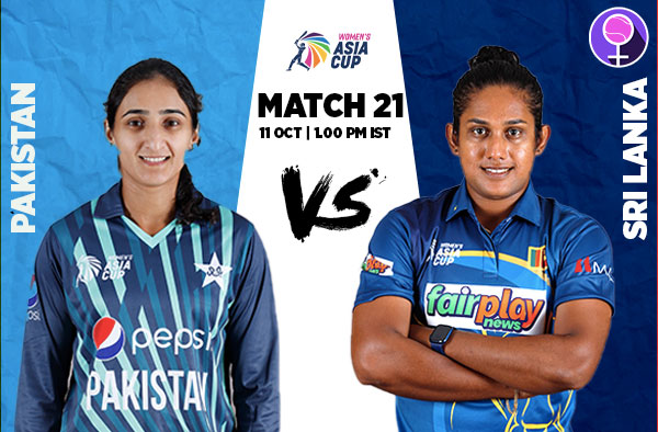Match 21: Pakistan vs Sri Lanka Women | Squads | Players to watch | Fantasy Playing XI | Live streaming
