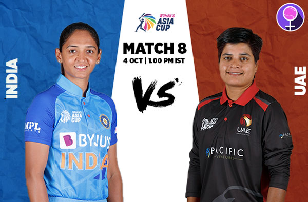 Match 8: India v UAE Women | Squads | Players to watch | Fantasy Playing XI | Live streaming
