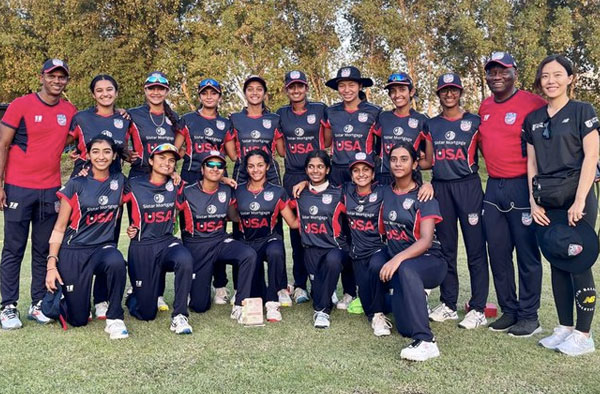 USA U19 Women's Cricket Team. PC: USACricket / Twitter