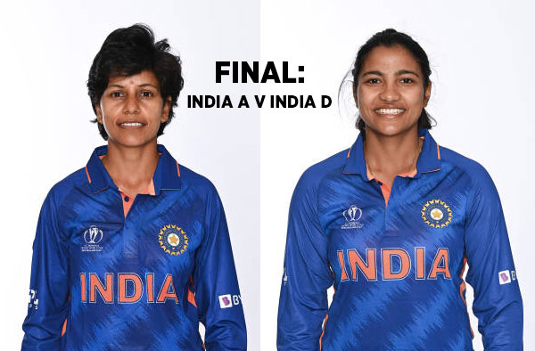 Final: India A v India D Women | Squads | Players to watch | Fantasy Playing XI 