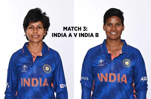 Match 3: India A v India B Women | Squads | Players to watch | Fantasy Playing XI 