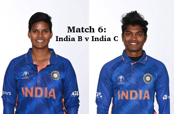 Match 6: India B v India C Women | Squads | Players to watch | Fantasy Playing XI 