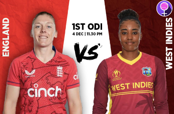 1st ODI: England v West Indies Women | Squads | Players to watch | Fantasy Playing XI | Live Streaming