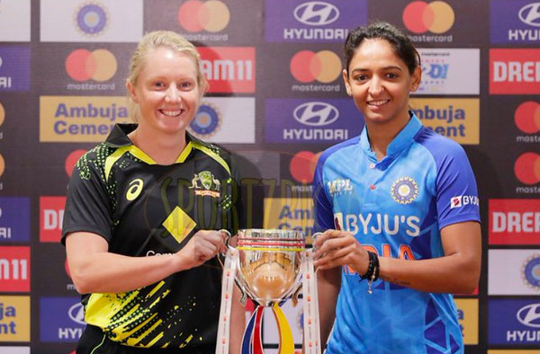 India vs Australia Women's T20I Series. PC: BCCI