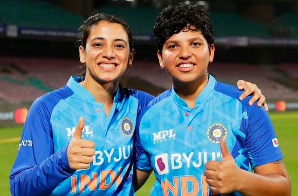 Smriti Mandhana and Richa Ghosh help India clinch a Super-Over Thriller against Australia. PC: BCCI Women / Twitter