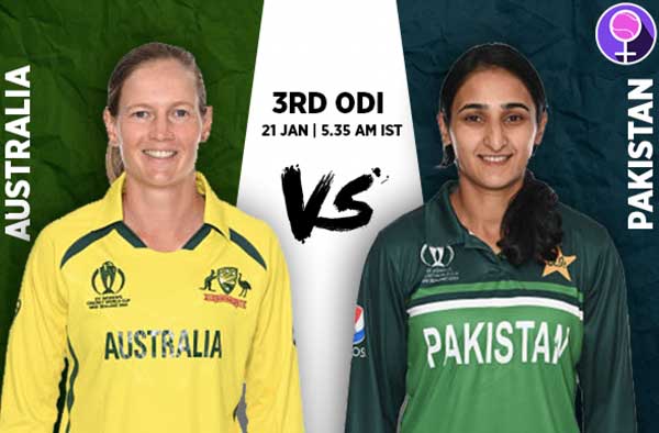 3rd ODI: Australia v Pakistan | Squads | Players to Watch | Fantasy Playing XI | Live streaming