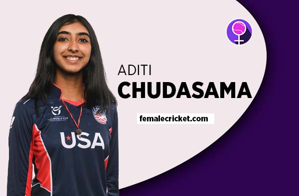 Player Profile of Aditi Chudasama - U19 USA Cricketer on Female Cricket. PC: Getty Images