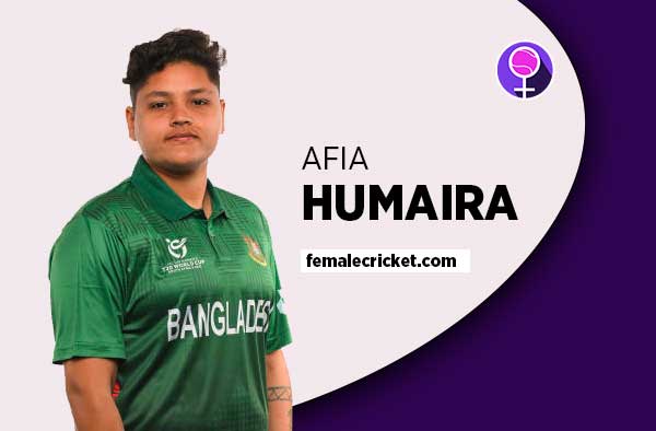 Player Profile of Afia Humaira - U19 Bangladesh Cricketer on Female Cricket. PC: Getty Images