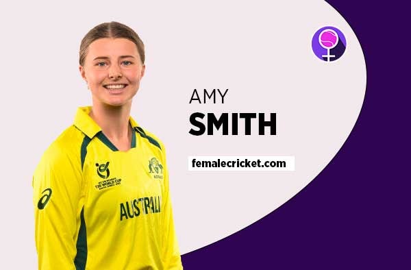 Player Profile of Amy Smith - U19 Australia Cricketer on Female Cricket. PC: Getty Images