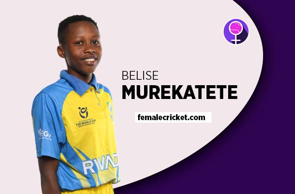 Player Profile of Belise Murekatete - U19 Rwanda Cricketer on Female Cricket. PC: Getty Images