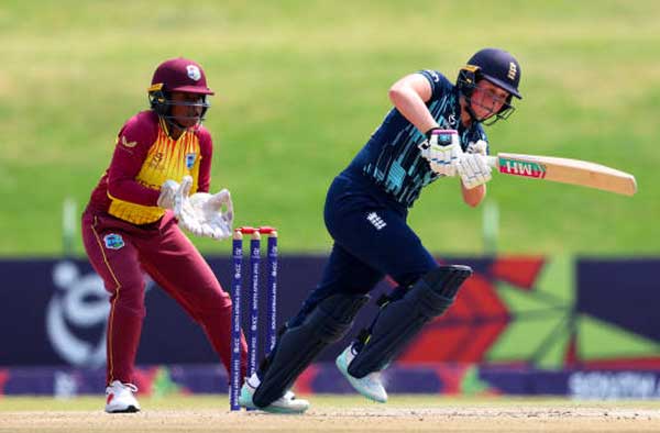 England defeated West Indies by 95 runs in the Super Six Stage. PC: Getty Images