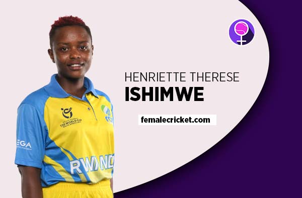 Player Profile of Henriette Therese Ishimwe - U19 Rwanda Cricketer on Female Cricket. PC: Getty Images