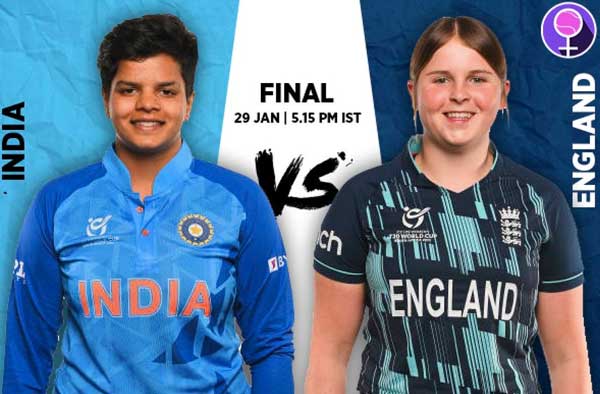 Final: India U19 v England U19 | Squads | Players to Watch | Fantasy Playing XI | Live streaming