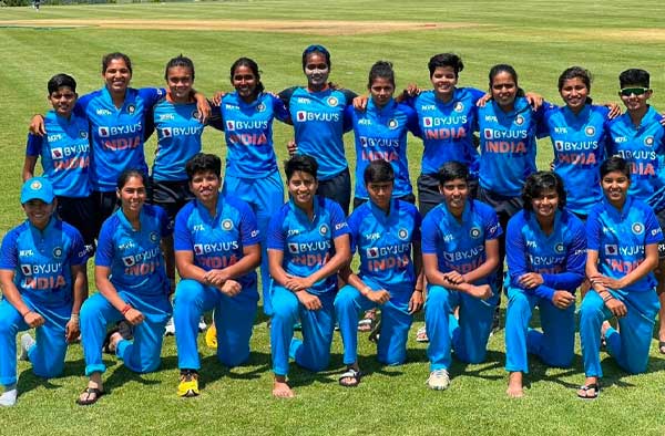Indian Women's U19 World Cup Squad. PC: Twitter