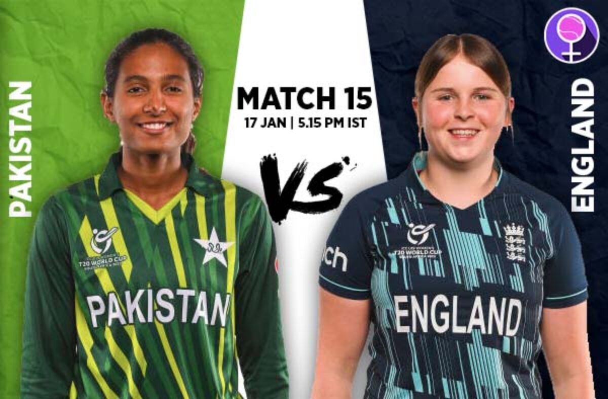 Match 15 England U19 v Pakistan U19 Squads Players to Watch Fantasy Playing XI Live streaming