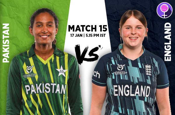 Match 15: England U19 v Pakistan U19 | Squads | Players to Watch | Fantasy Playing XI | Live streaming