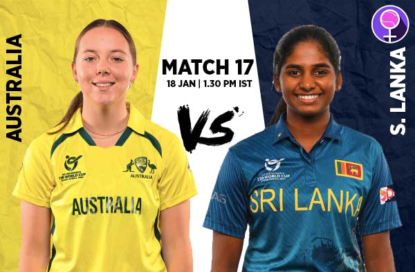 Match 17: Australia U19 v Sri Lanka U19 | Squads | Players to Watch | Fantasy Playing XI | Live streaming