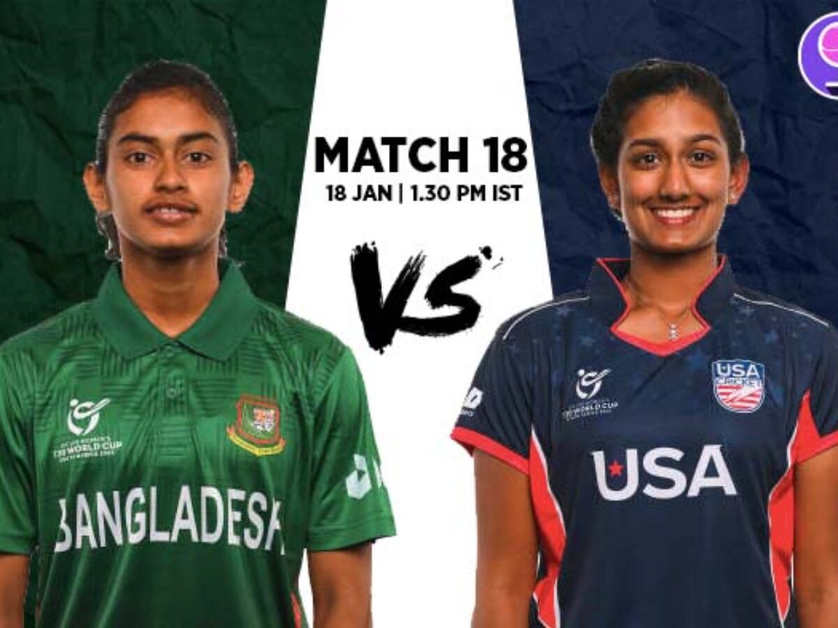 Match 18 Bangladesh U19 v USA U19 Squads Players to Watch Fantasy Playing XI Live streaming