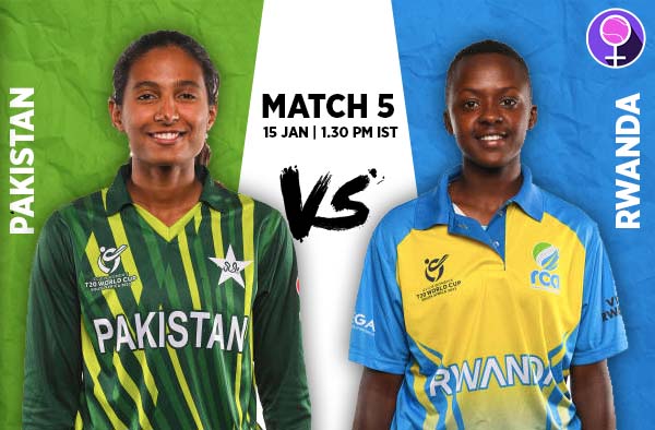 Match 5: Pakistan U19 v Rwanda U19 | Squads | Players to Watch | Fantasy Playing XI | Live streaming