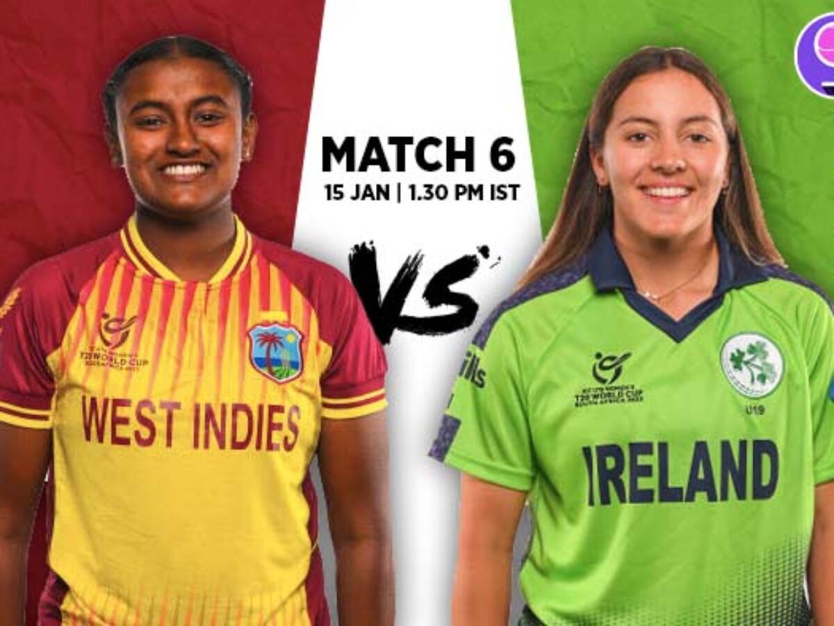 Match 6 Ireland U19 v West Indies U19 Squads Players to Watch Fantasy Playing XI Live streaming
