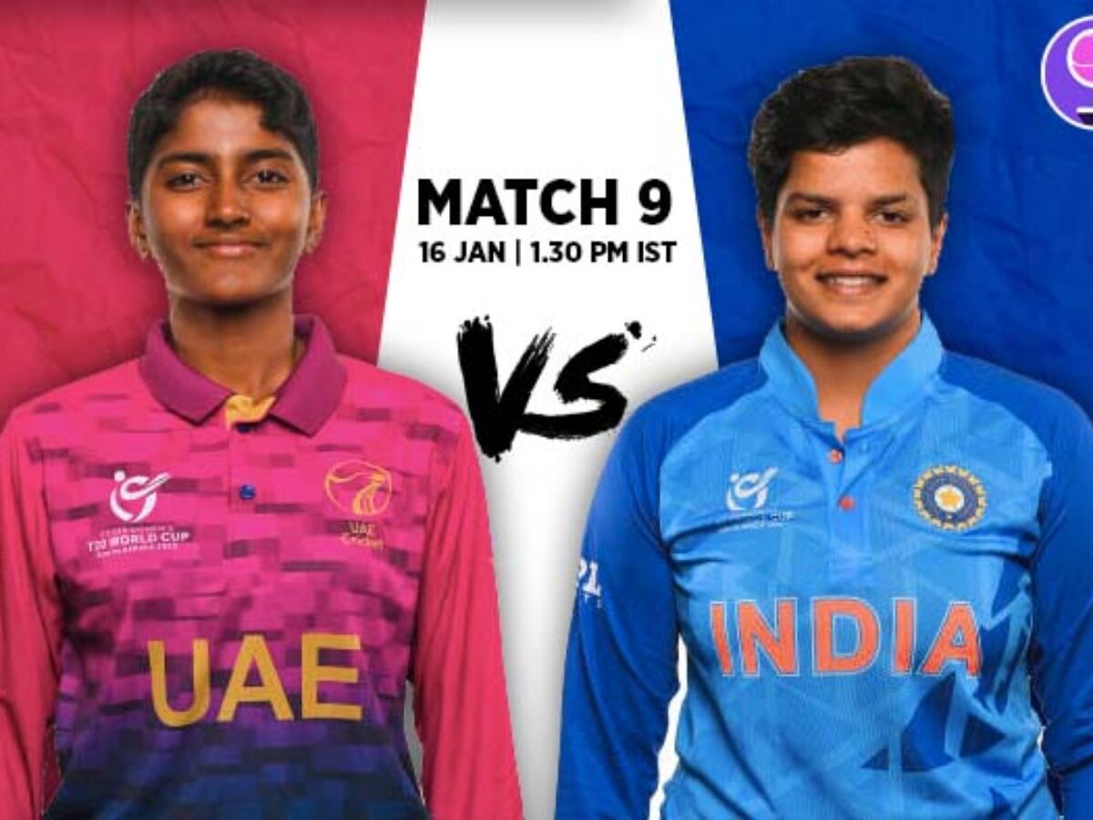 Match 9 India U19 v UAE U19 Squads Players to Watch Fantasy Playing XI Live streaming