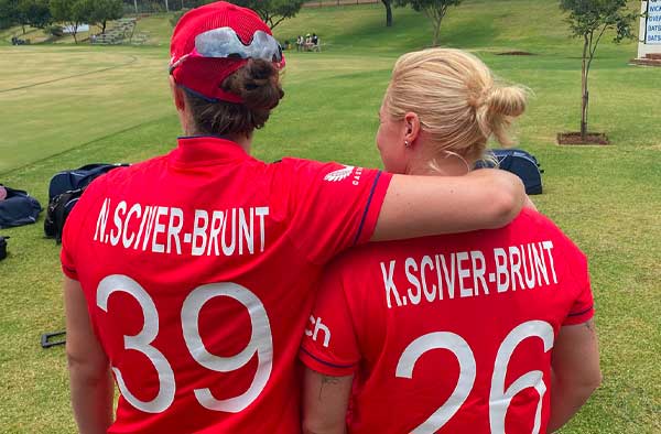 Katherine Brunt and Nat Sciver to don 'The Sciver-Brunts' name on their Jersey. PC: EnglandCricket / Twitter