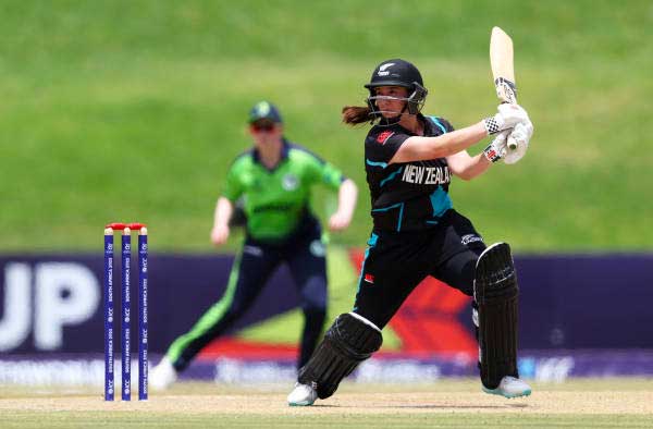 New Zealand U19 beat Ireland comprehensively by 9 Wickets. PC: Getty Images