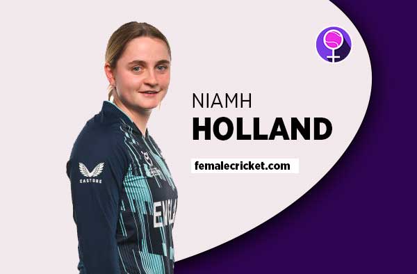 Player Profile of Niamh Holland - U19 England Cricketer on Female Cricket. PC: Getty Images