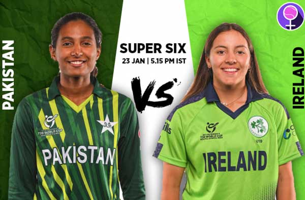 Super Six Group 2: Ireland U19 v Pakistan U19 | Squads | Players to Watch | Fantasy Playing XI | Live streaming