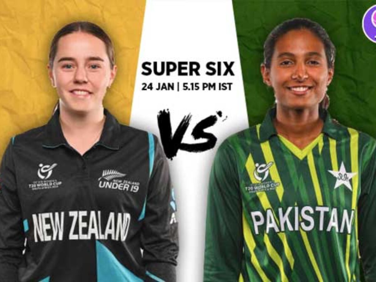 Super Six Group 2 New Zealand U19 v Pakistan U19 Squads Players to Watch Fantasy Playing XI Live streaming
