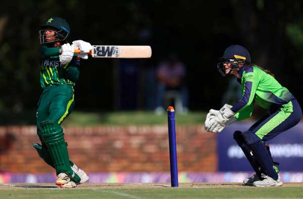Pakistan U19 defeat Ireland by 7 wickets in the Super Six. PC: Getty Images