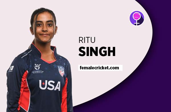Player Profile of Ritu Singh - U19 USA Cricketer on Female Cricket. PC: Getty Images