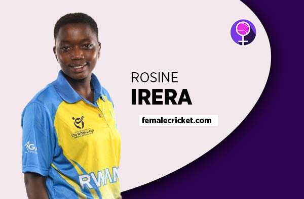 Player Profile of Rosine Irera - U19 Rwanda Cricketer on Female Cricket. PC: Getty Images