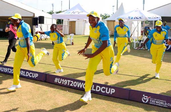 Rwanda U19 creates History beating West Indies by 4 Wickets. PC: Getty Images