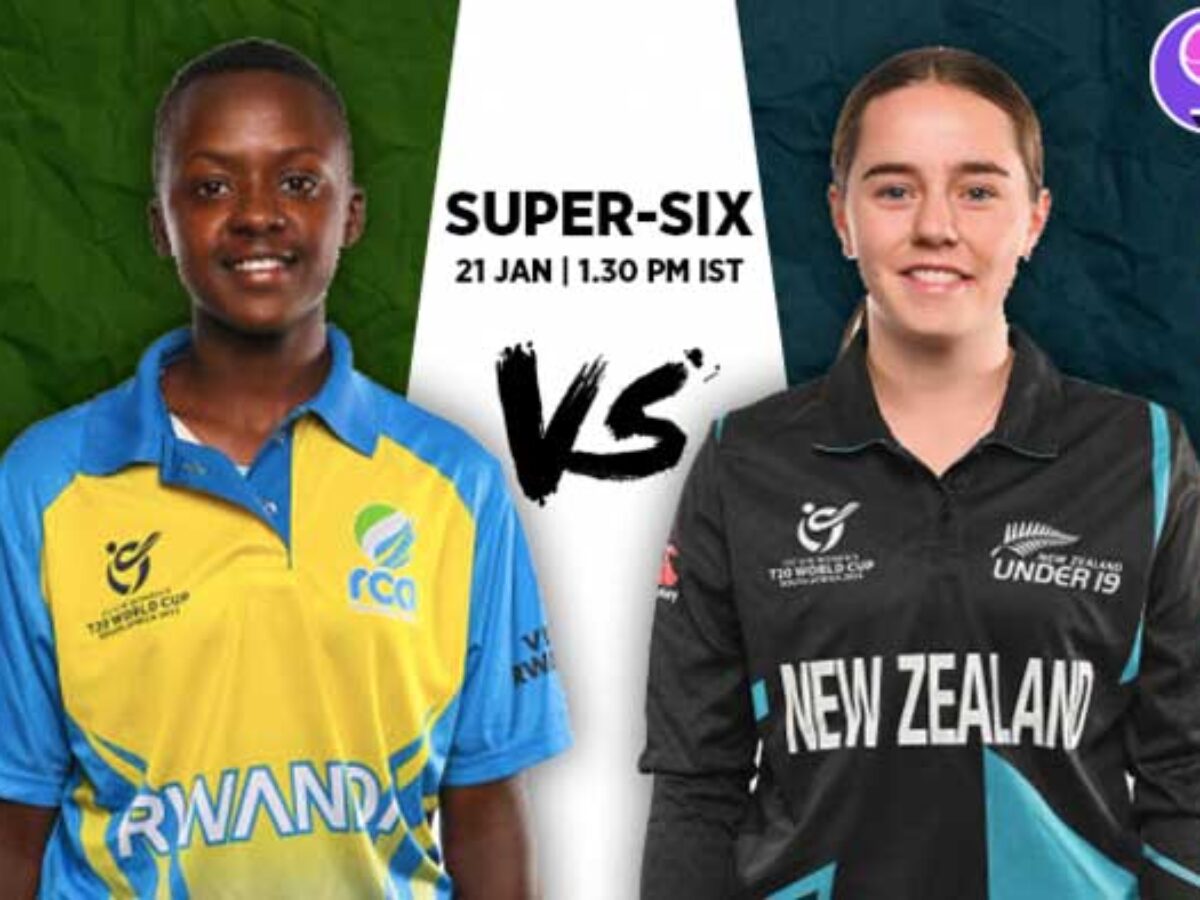 Super Six Group 2 Rwanda U19 v New Zealand U19 Squads Players to Watch Fantasy Playing XI Live streaming