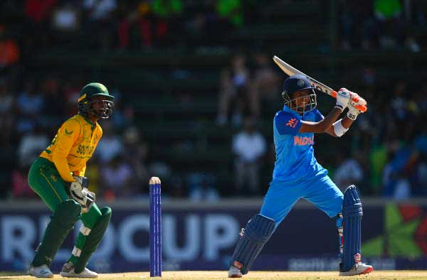 Shweta Sehrawat's unbeaten 92 guides India U19 to scintillating victory against South Africa. PC: Getty Images