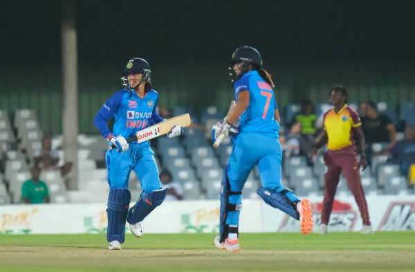 India triumphs over West Indies, courtesy 115 Run Record partnership . PC: Getty Images
