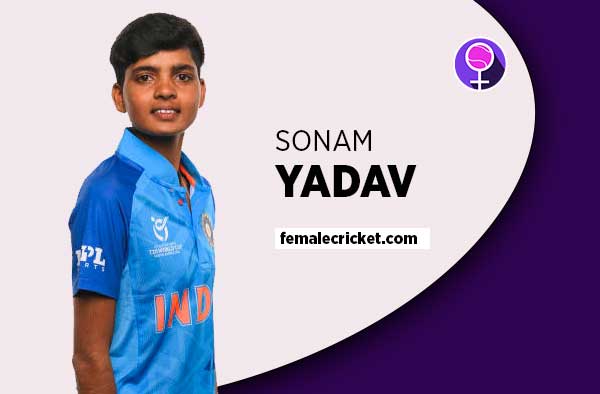 Player Profile of Sonam Yadav - U19 India Cricketer on Female Cricket. PC: Getty Images